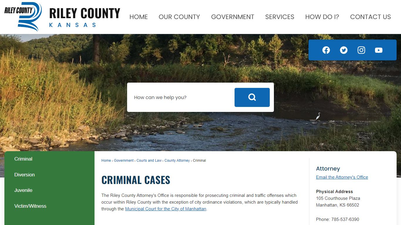 Criminal Cases | Riley County Official Website