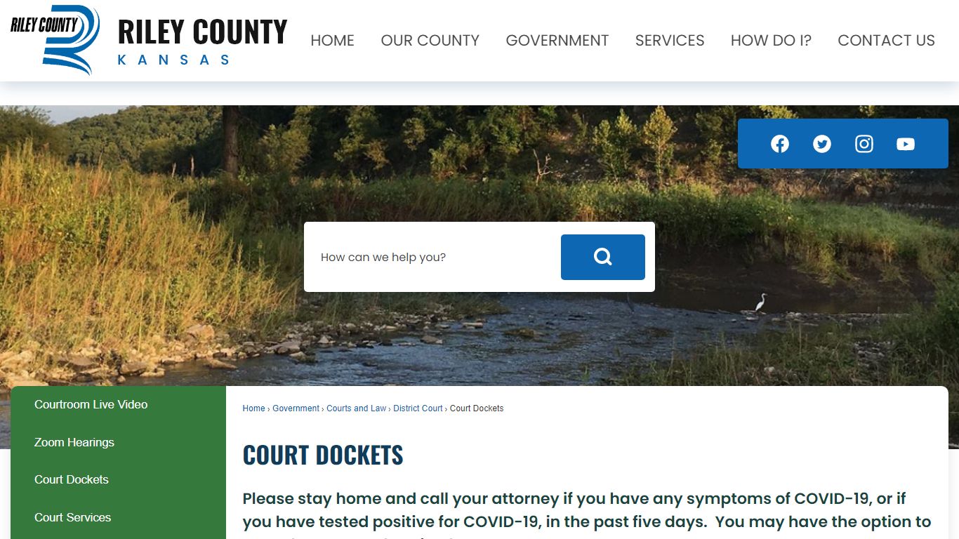 Court Dockets | Riley County Official Website